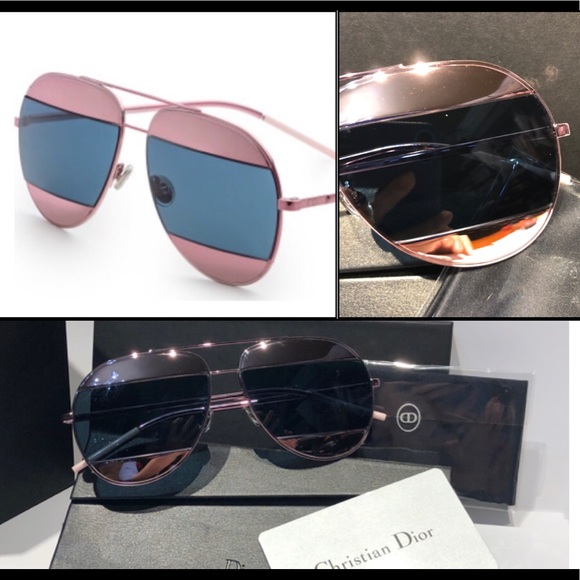 christian dior split unisex sunglasses